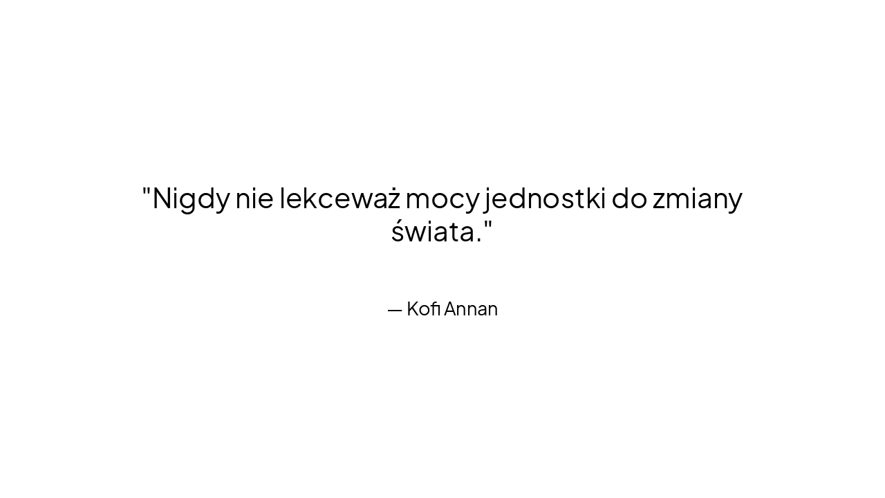 Slide 10 - Refleksja na koniec