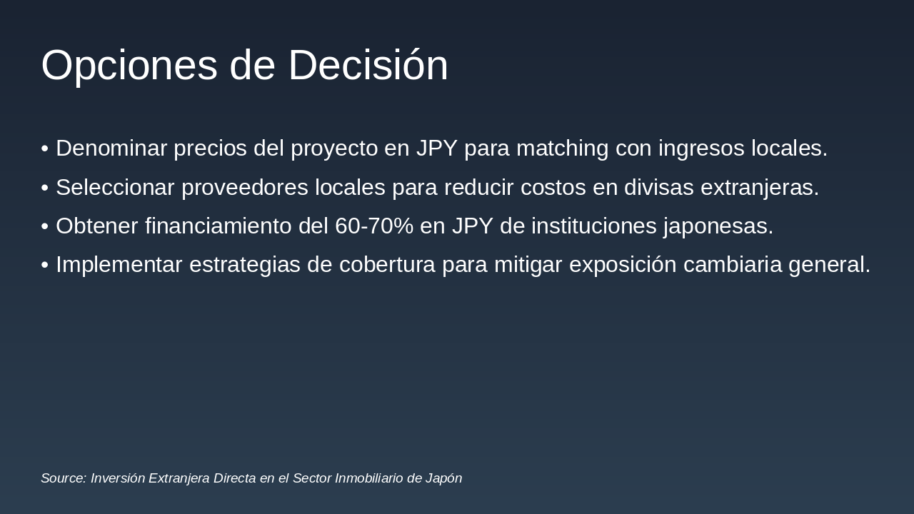 Slide 11 - Opciones de Decisión