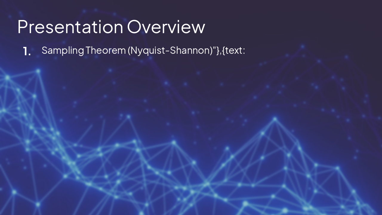 Slide 2 - Presentation Overview