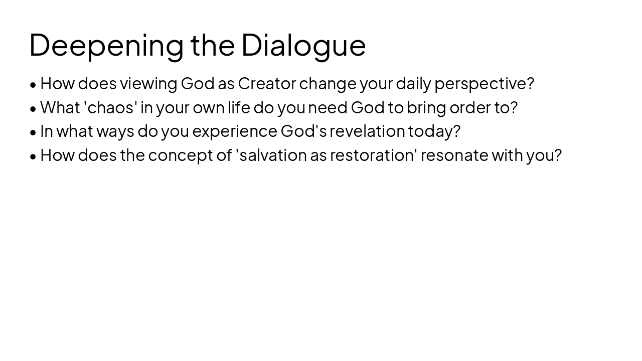 Slide 16 - Deepening the Dialogue