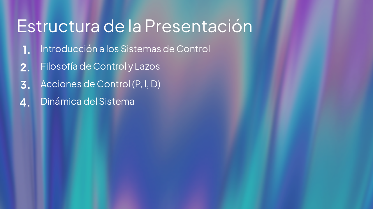 Slide 2 - Estructura de la Presentación