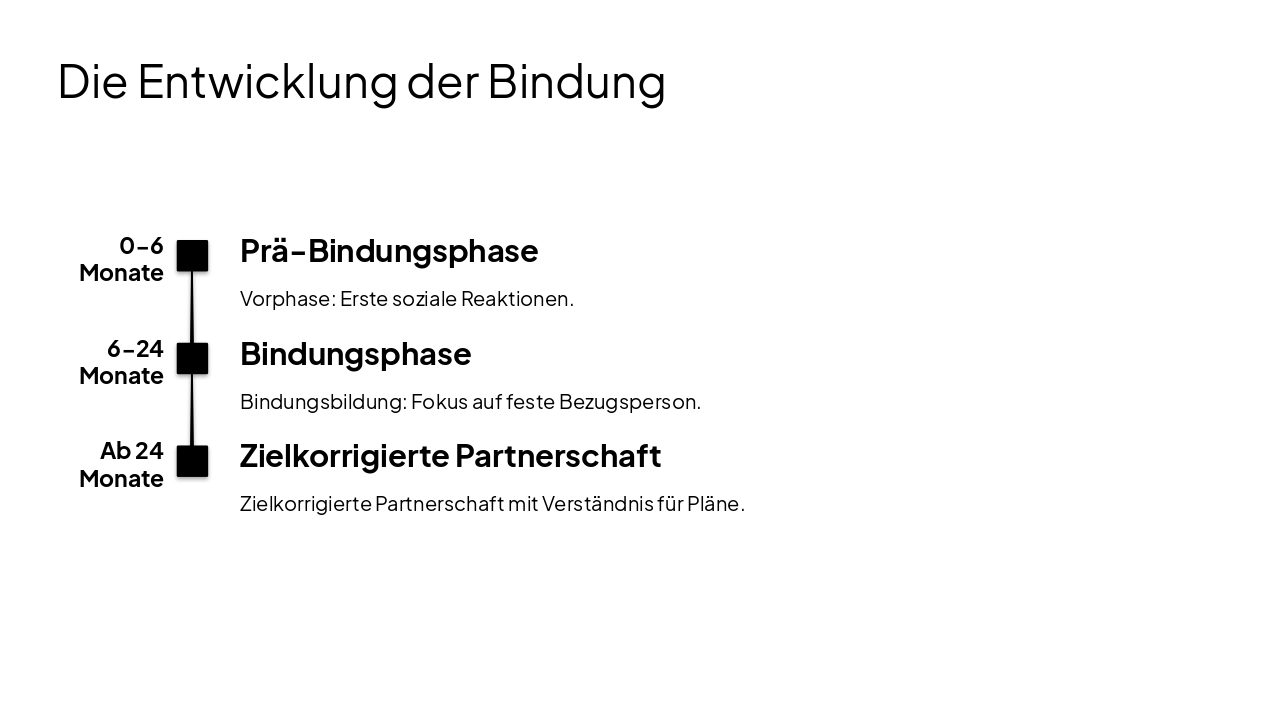 Slide 13 - Die Entwicklung der Bindung