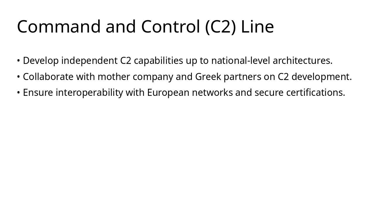 Slide 7 - Command and Control (C2) Line
