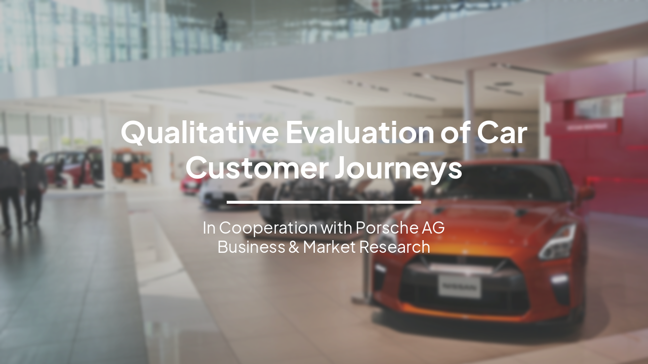 Qualitative Insights into Car Customer Journeys