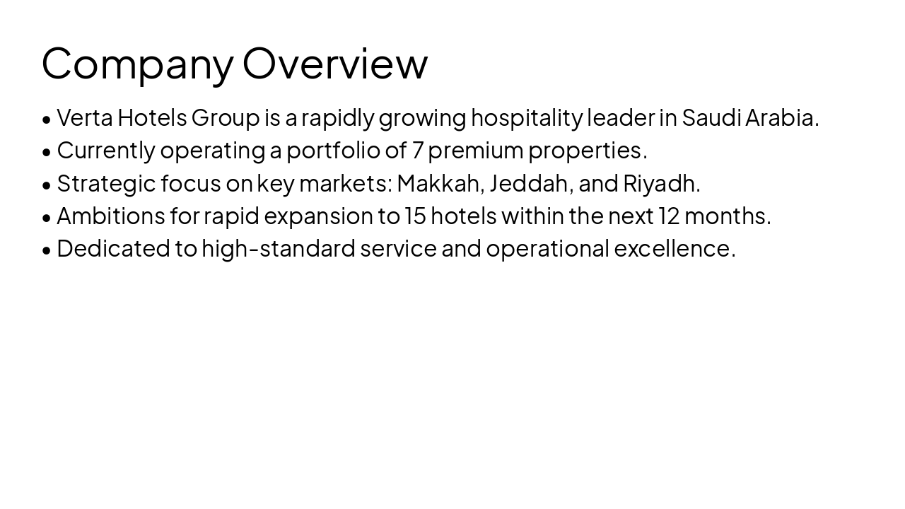 Slide 2 - Company Overview