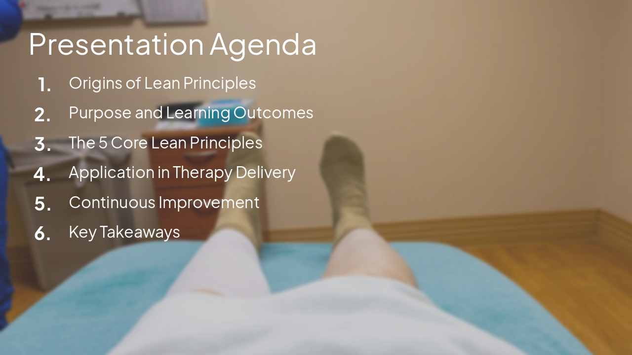 Slide 2 - Presentation Agenda