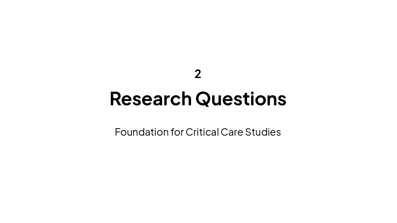 Slide 7 - Research Questions
