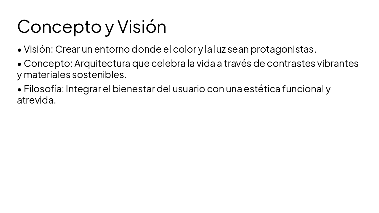 Slide 3 - Concepto y Visión