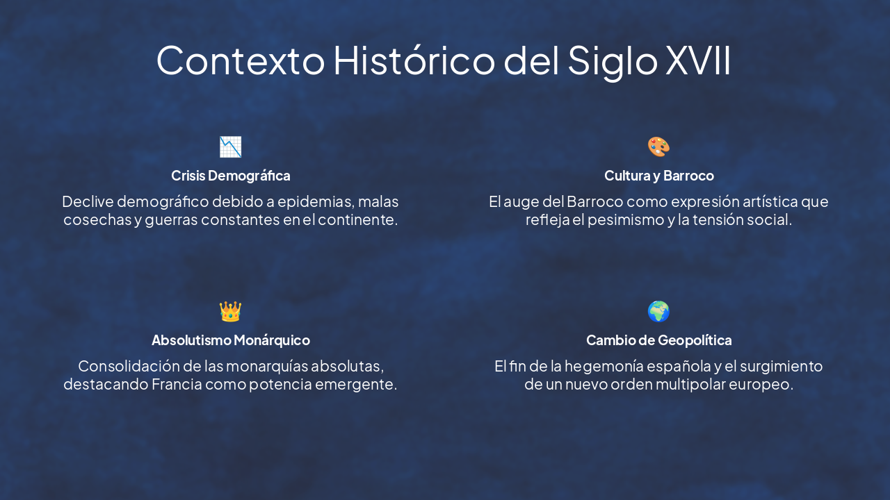 Slide 2 - Contexto Histórico del Siglo XVII