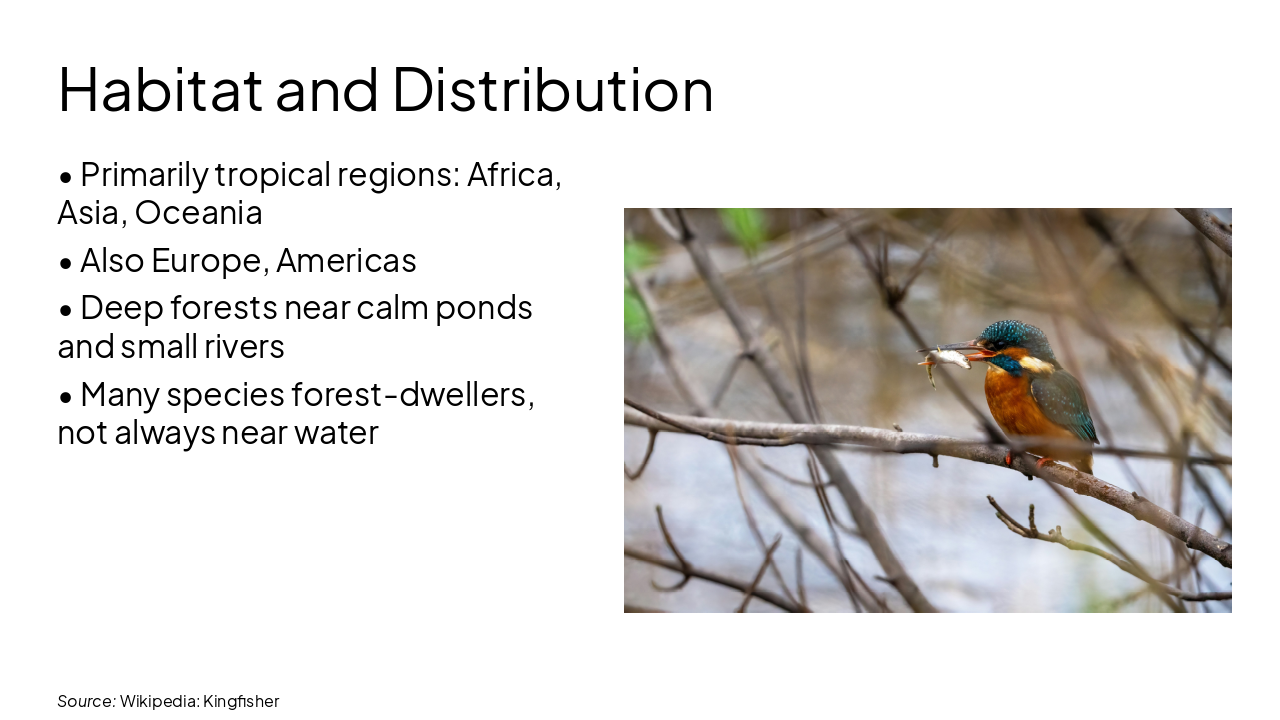 Slide 5 - Habitat and Distribution