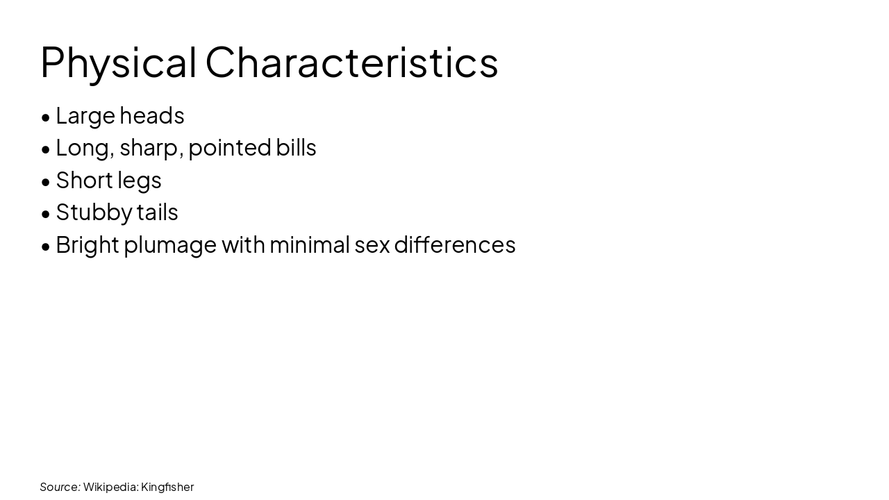 Slide 6 - Physical Characteristics