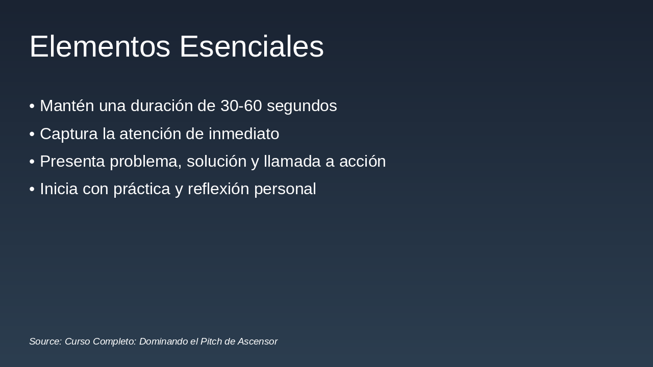 Slide 4 - Elementos Esenciales