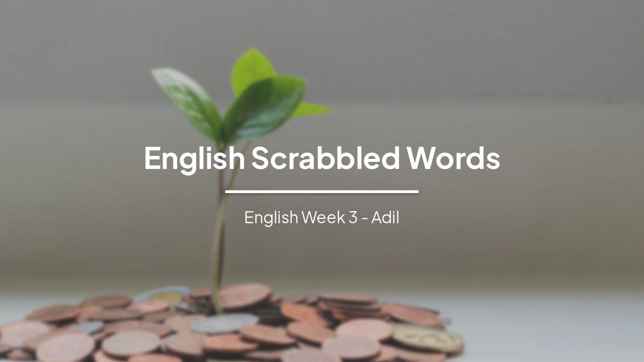 Scrabble: Boosting English Skills Through Word Games