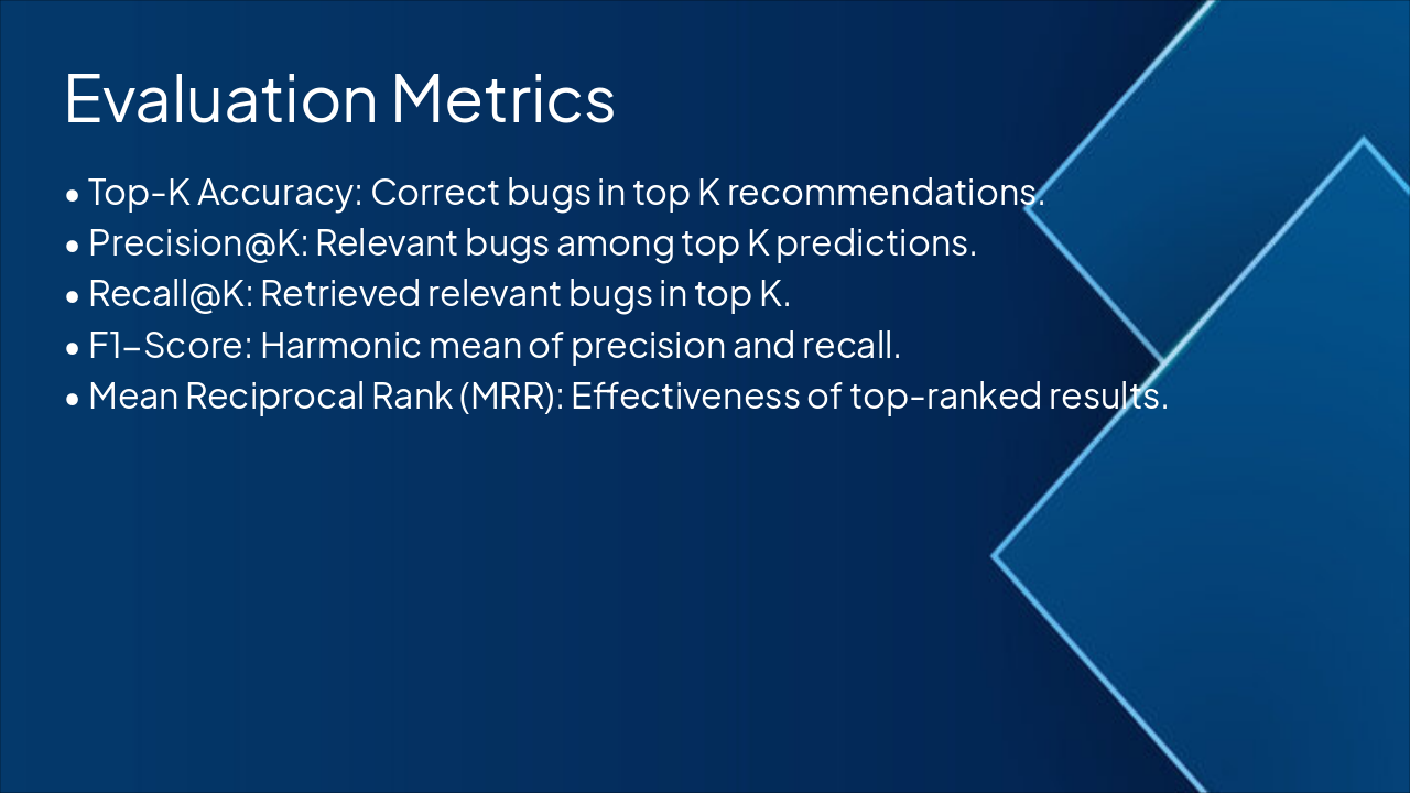Slide 13 - Evaluation Metrics