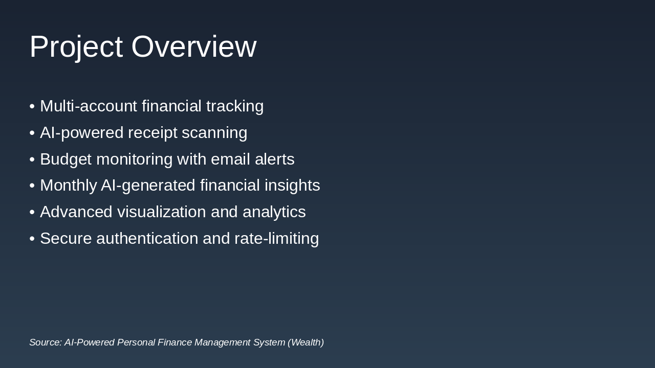Slide 2 - Project Overview