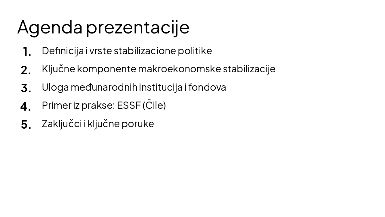 Slide 2 - Agenda prezentacije