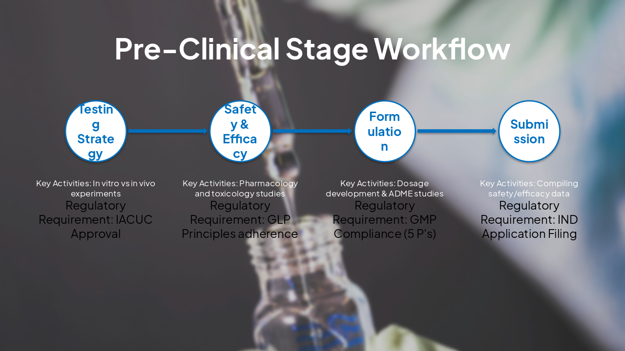 Slide 5 - Pre-Clinical Stage Workflow