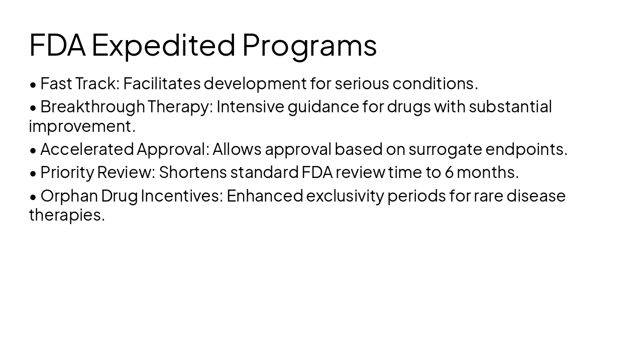 Slide 7 - FDA Expedited Programs