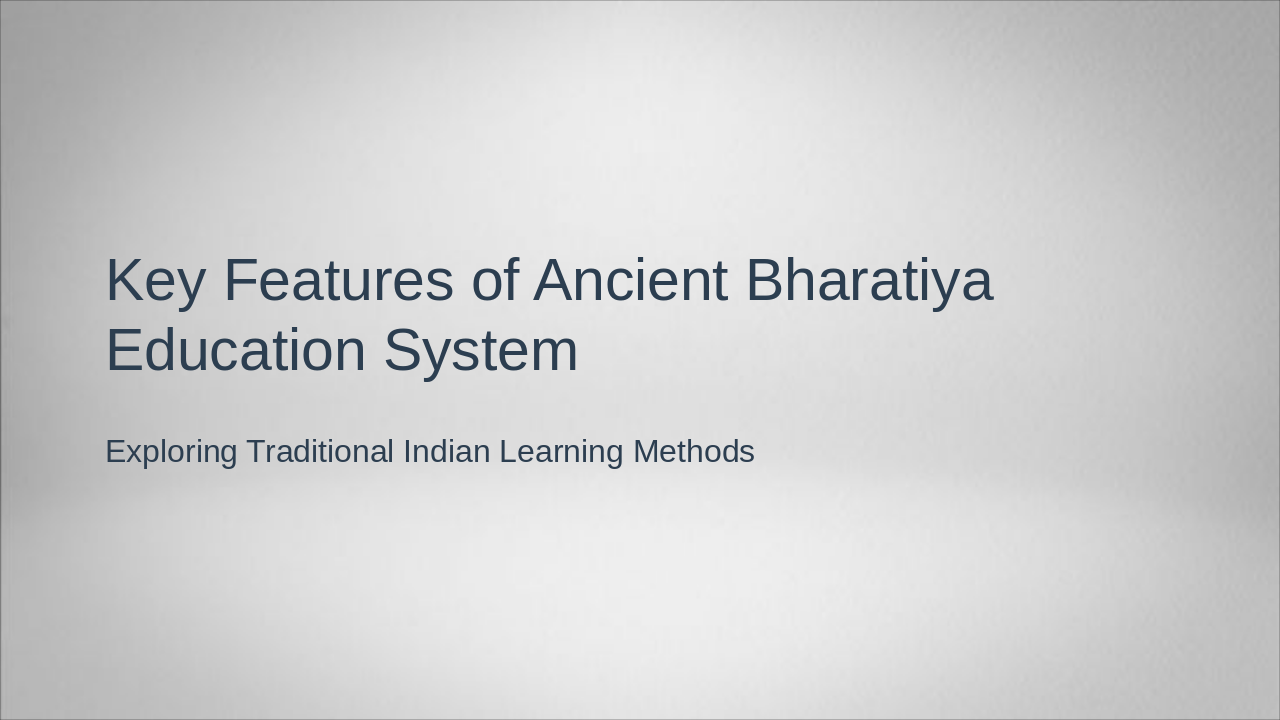 Key Features of Ancient BES