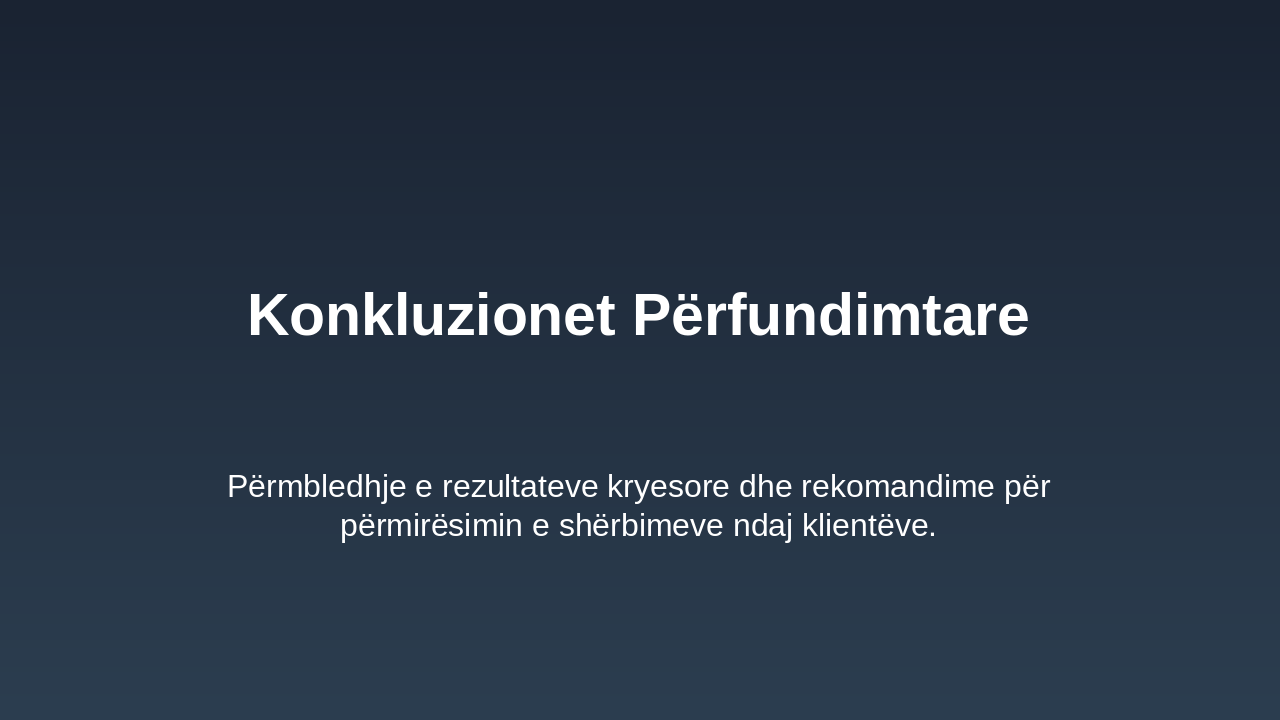 Slide 29 - Konkluzionet