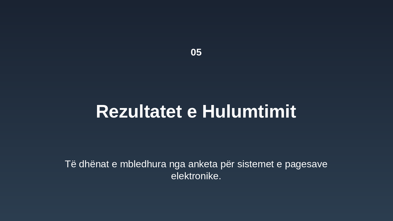 Slide 21 - Rezultatet e Hulumtimit
