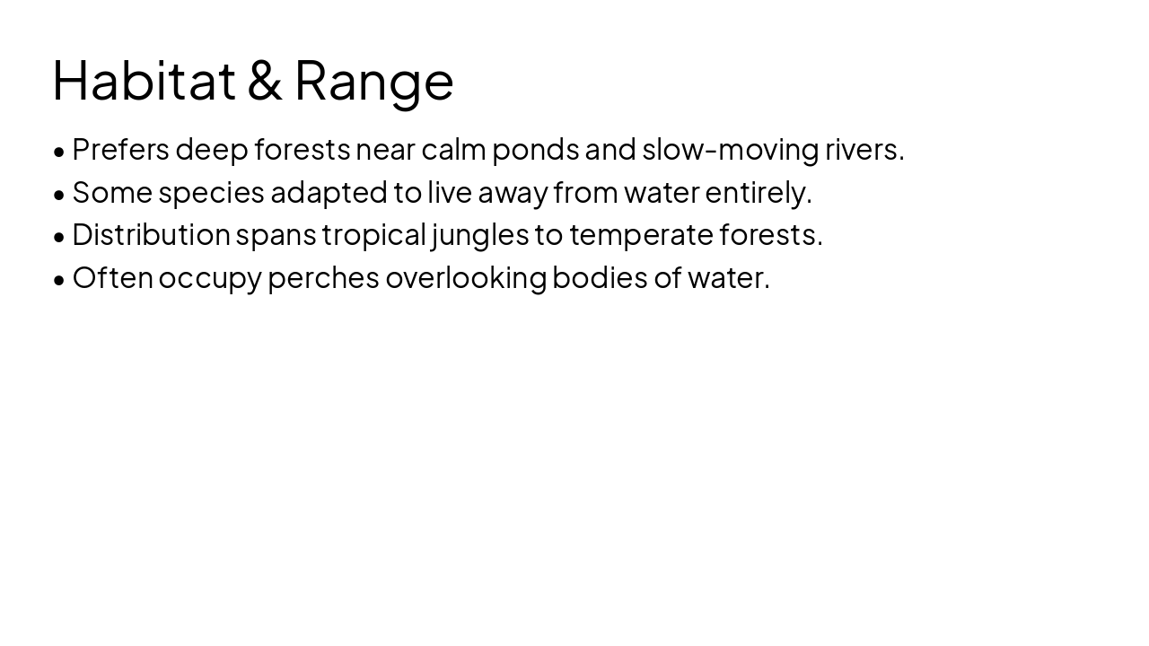 Slide 4 - Habitat & Range