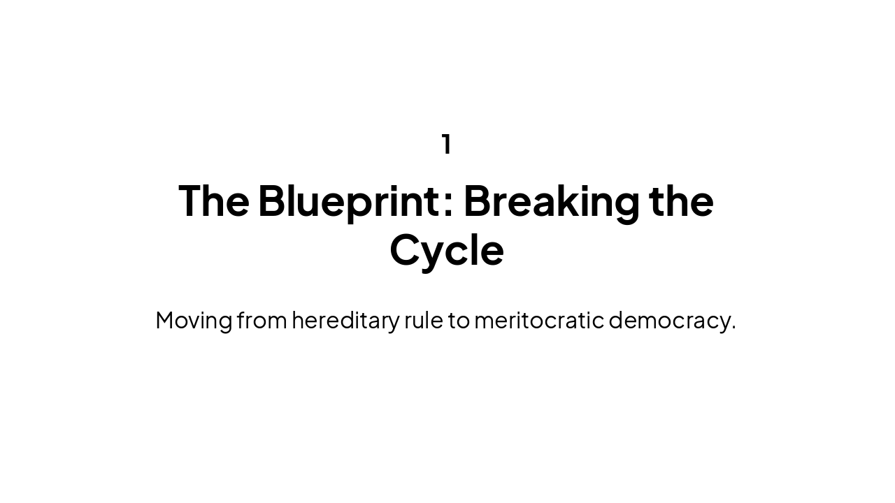 Slide 7 - Section 1: Breaking the Cycle