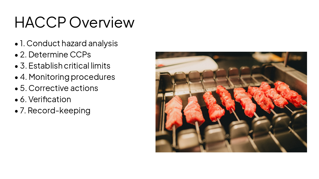 Slide 8 - HACCP Overview