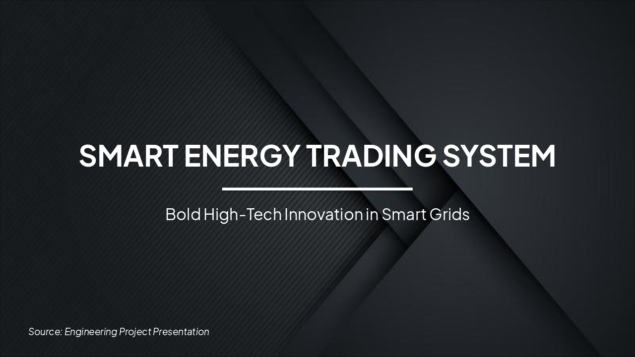 Smart Energy Trading System