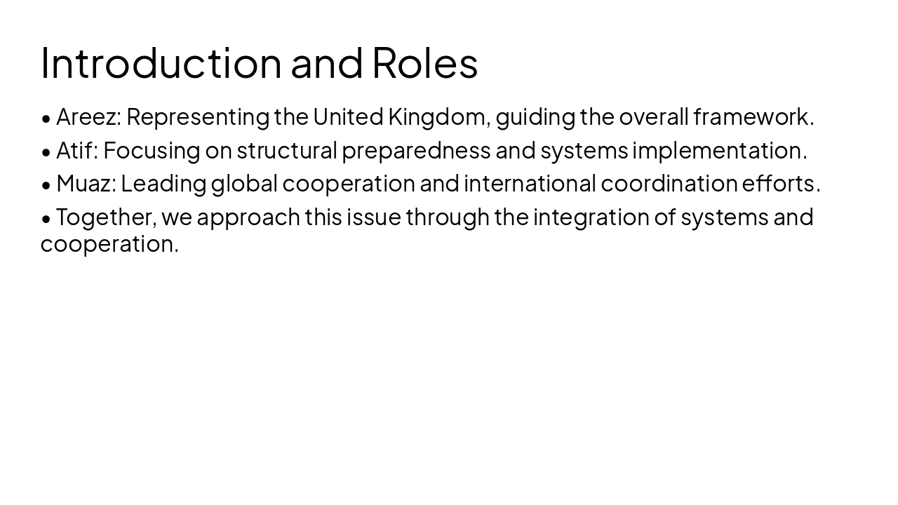 Slide 3 - Introduction and Roles