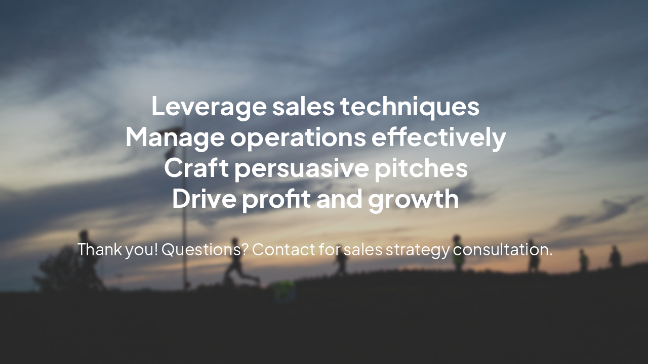 Slide 10 - Key Takeaways