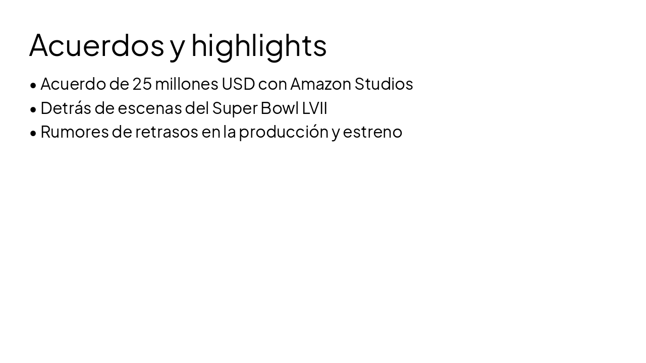 Slide 15 - Acuerdos y highlights