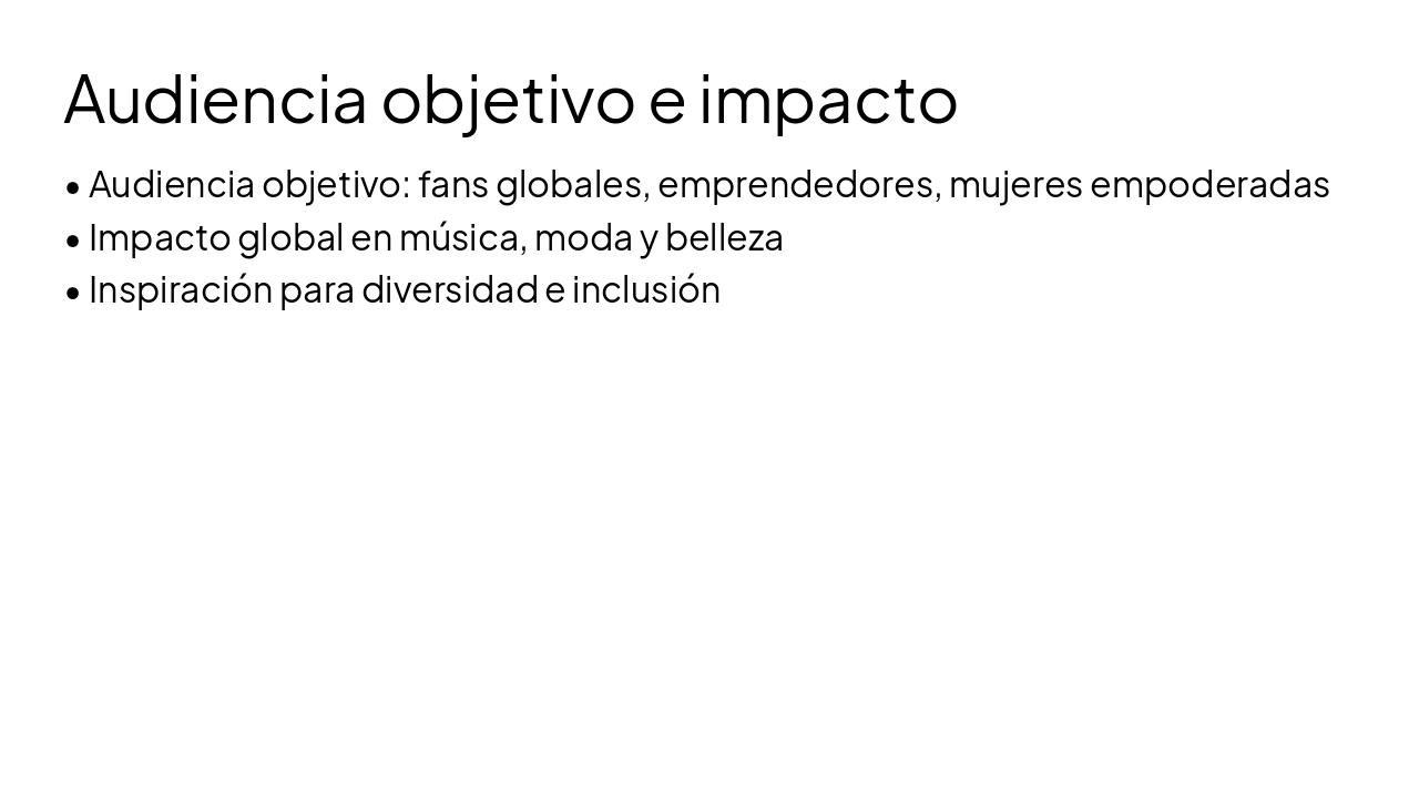 Slide 18 - Audiencia objetivo e impacto