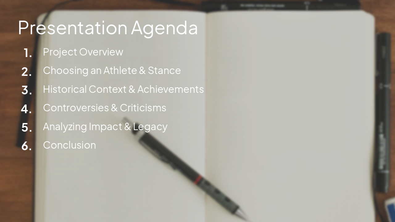 Slide 2 - Presentation Agenda