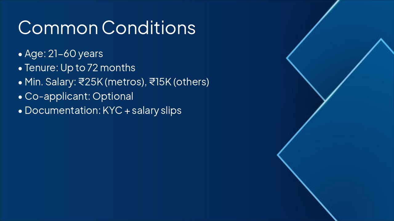 Slide 7 - Common Conditions