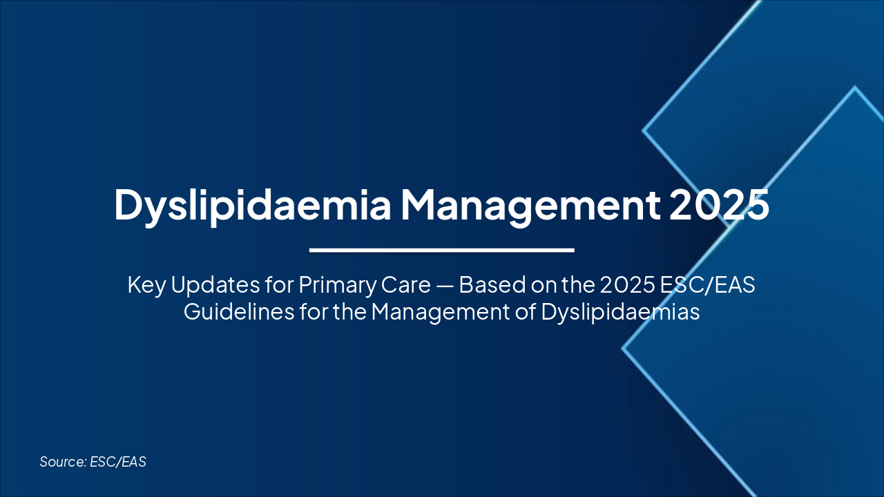 Dyslipidaemia 2025: Primary Care Updates (38 chars)