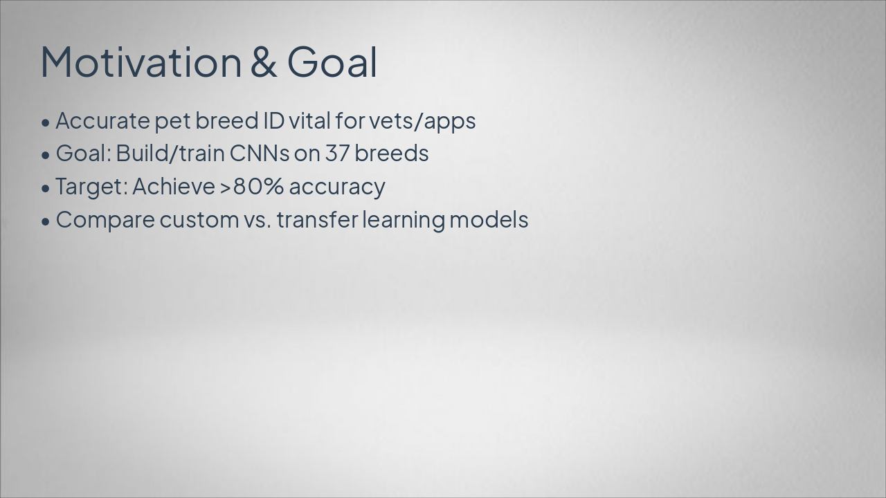 Slide 2 - Motivation & Goal