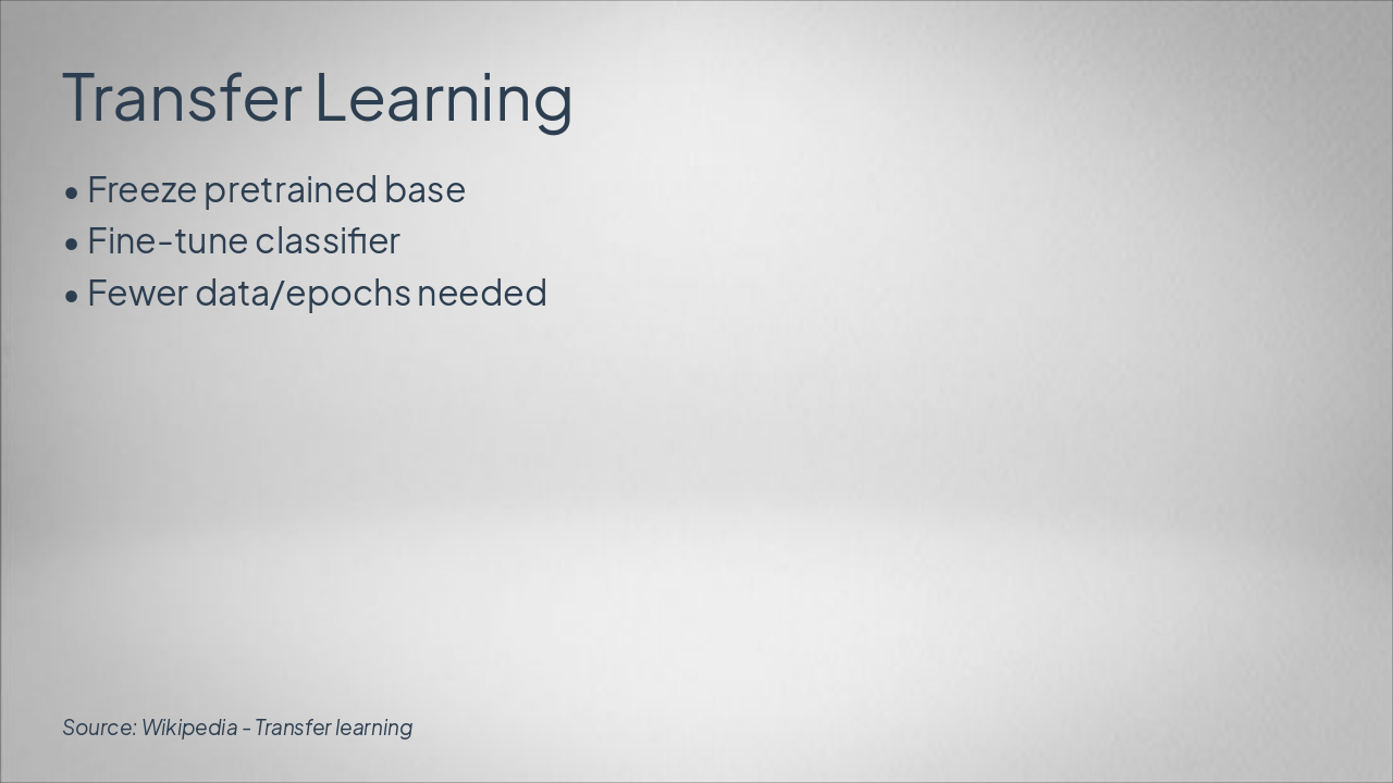 Slide 6 - Transfer Learning