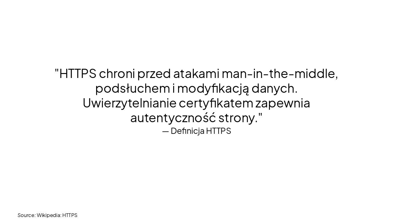 Slide 12 - Znaczenie HTTPS