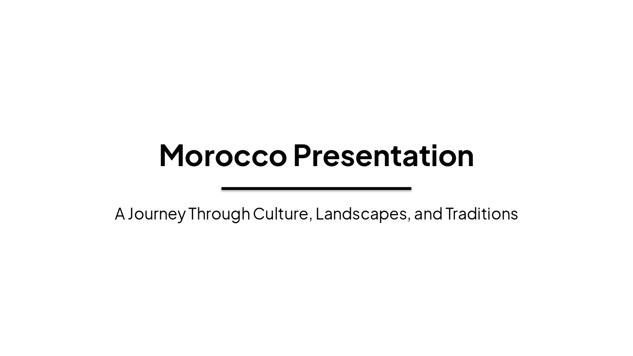 Slide 1 - Morocco Presentation
