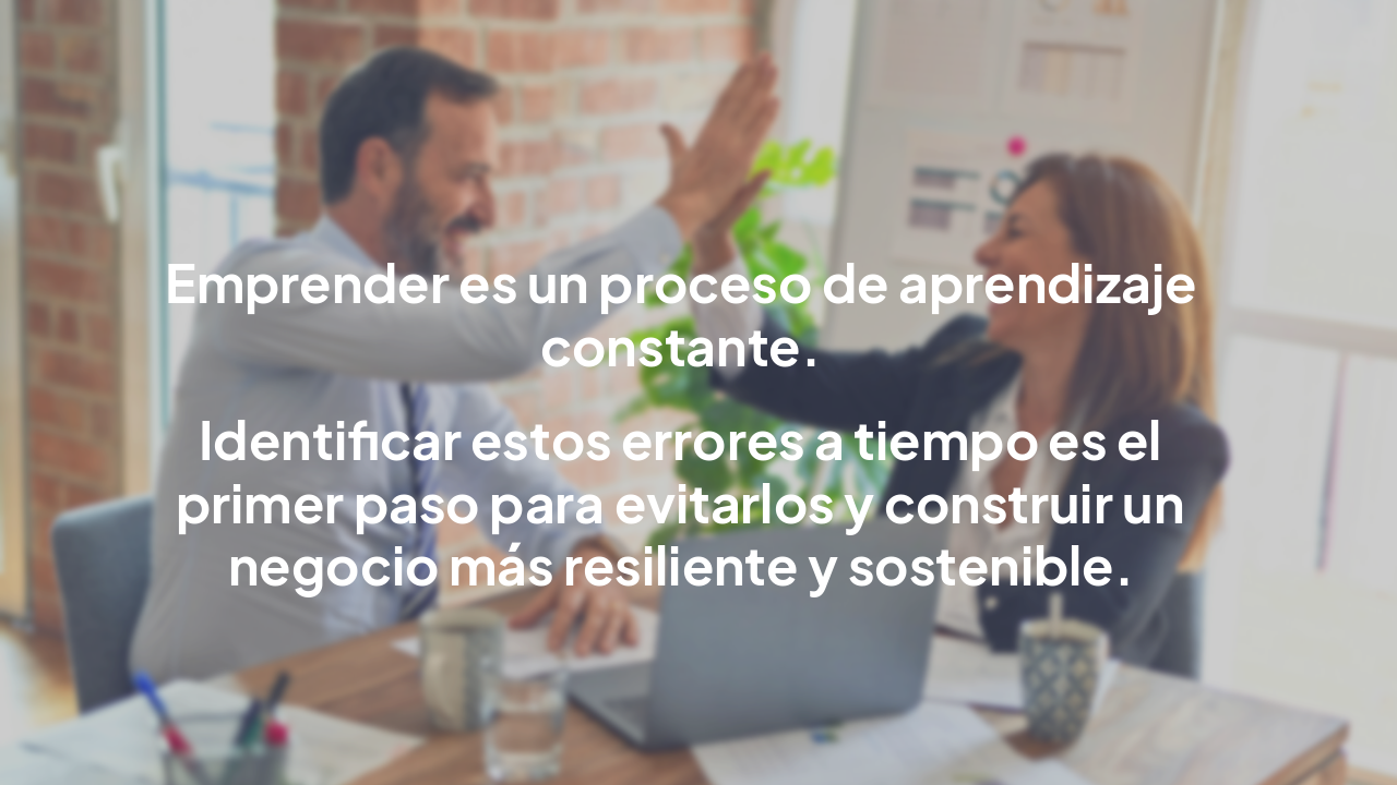 Slide 3 - Conclusión: El éxito tras el error