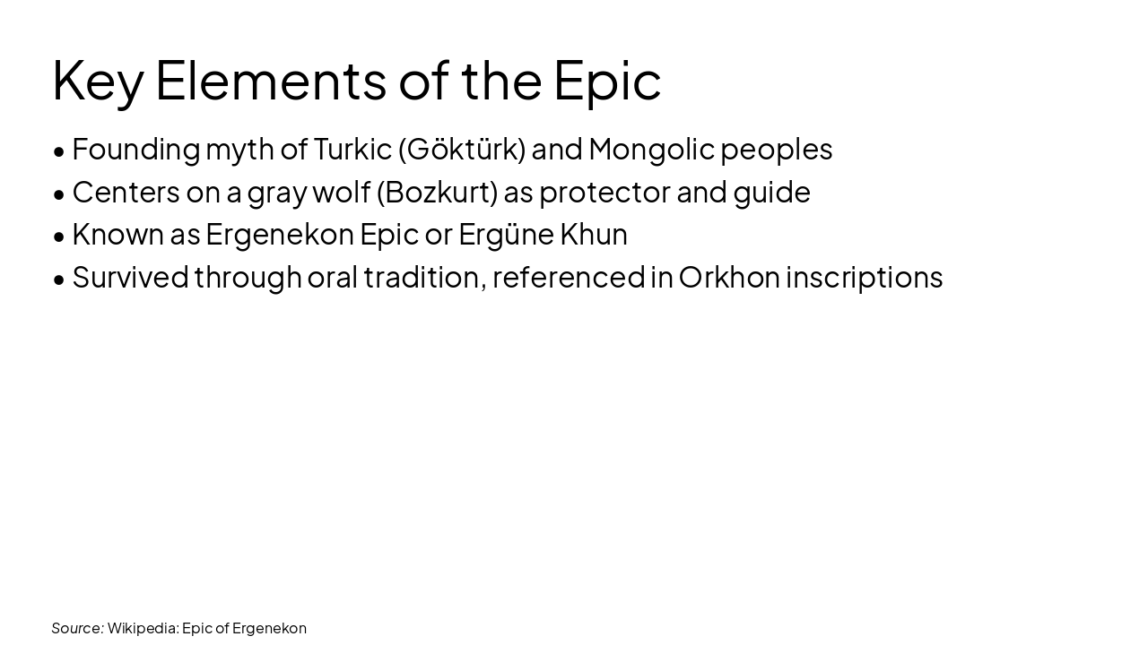 Slide 4 - Key Elements of the Epic
