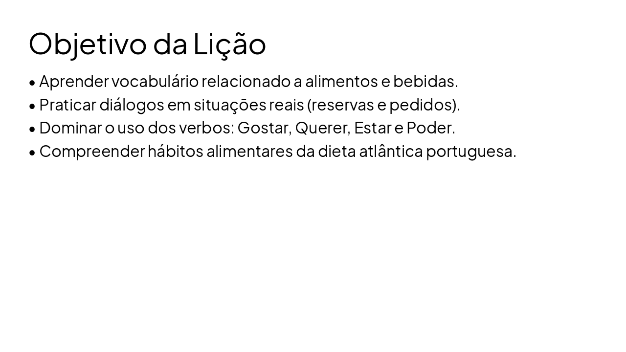 Slide 2 - Objetivo da Lição
