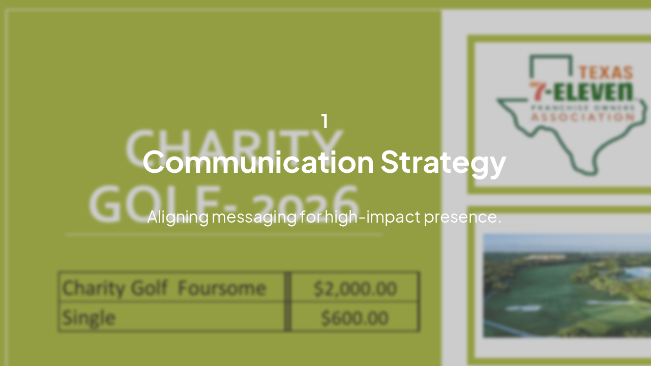 Slide 3 - Communication Strategy