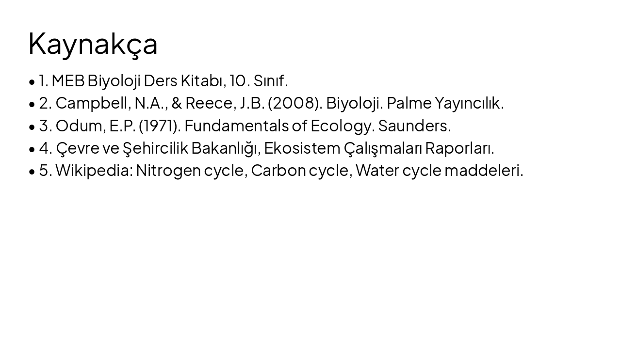 Slide 9 - Kaynakça