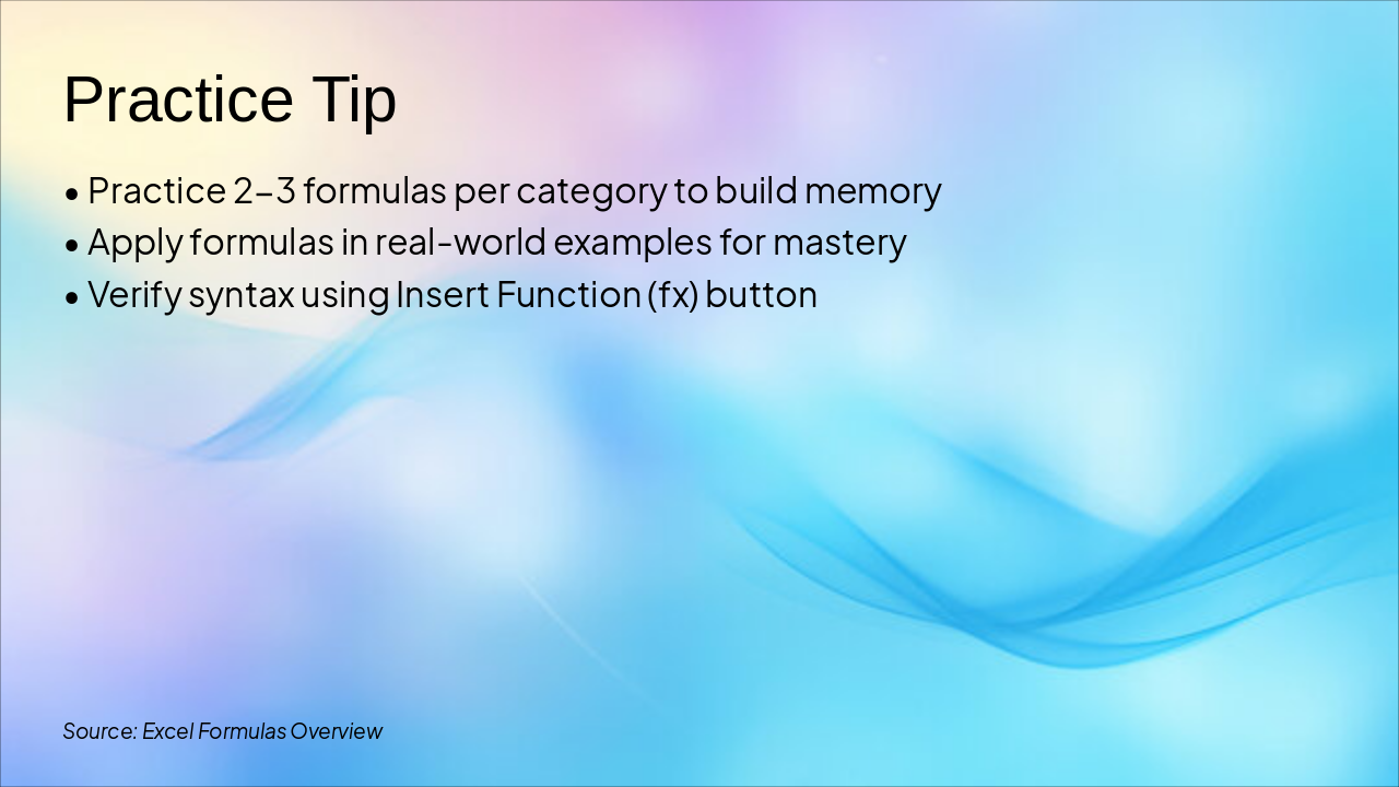 Slide 5 - Practice Tip