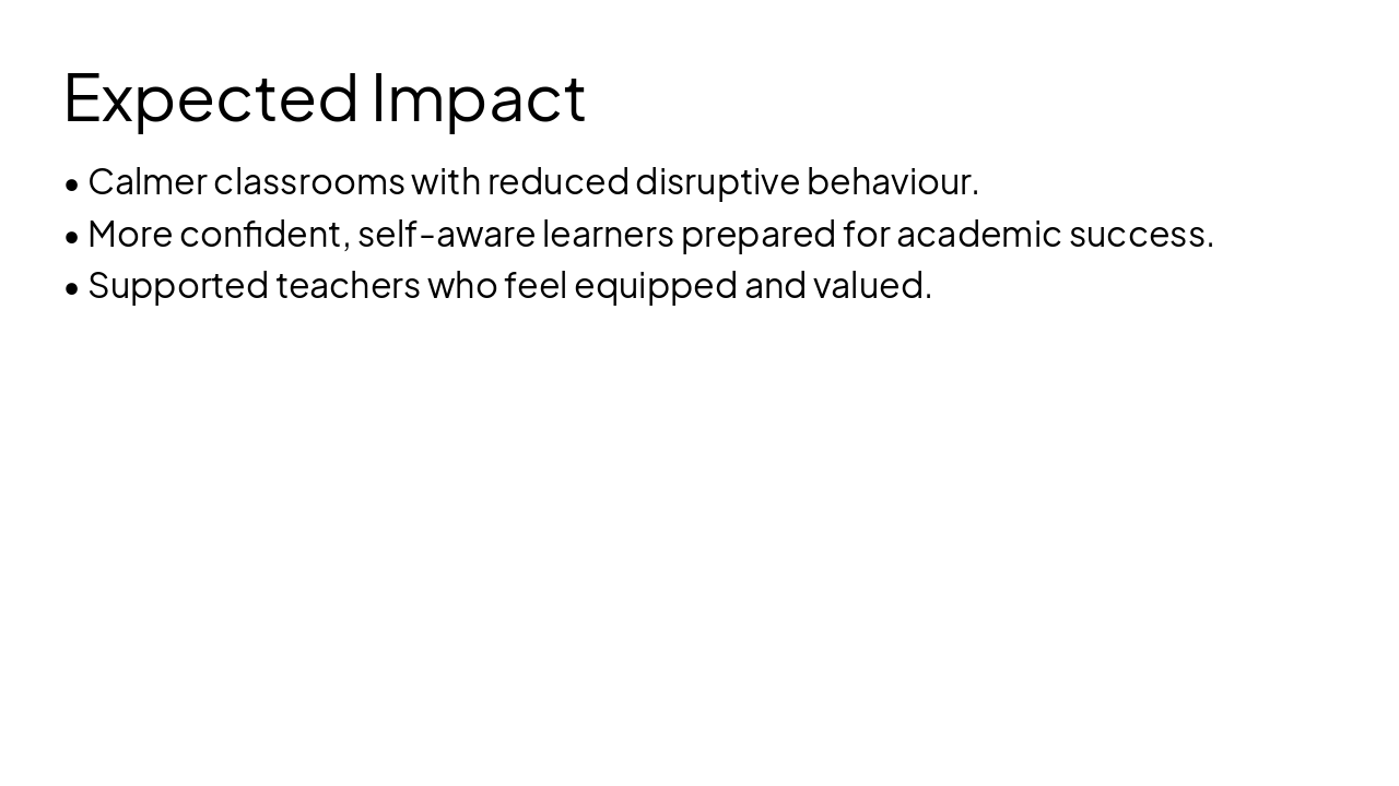 Slide 11 - Expected Impact