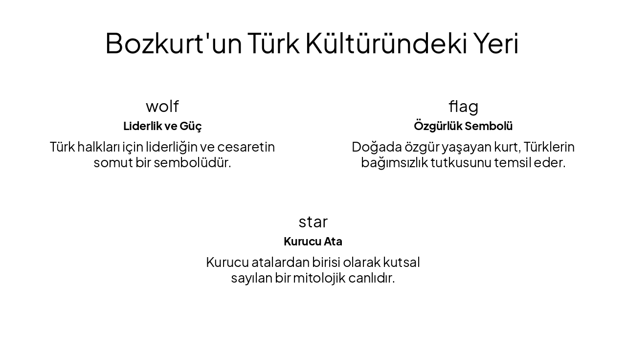 Slide 8 - Bozkurt'un Türk Kültüründeki Yeri