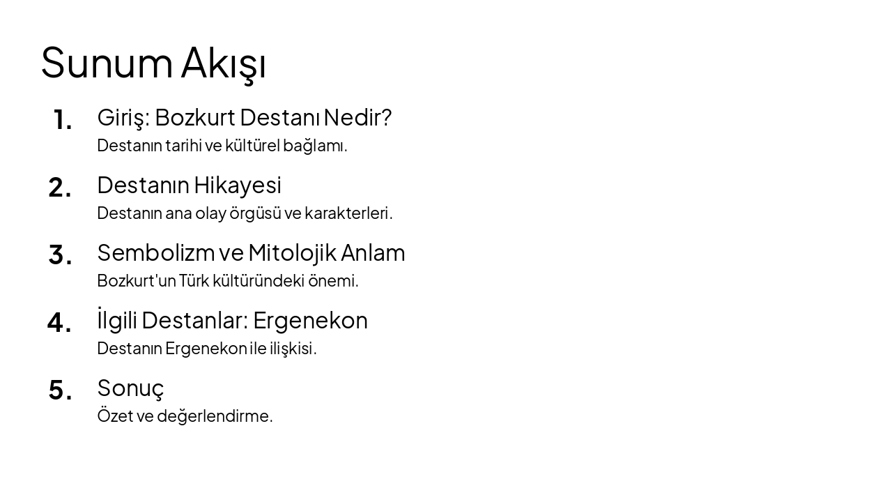 Slide 2 - Sunum Akışı