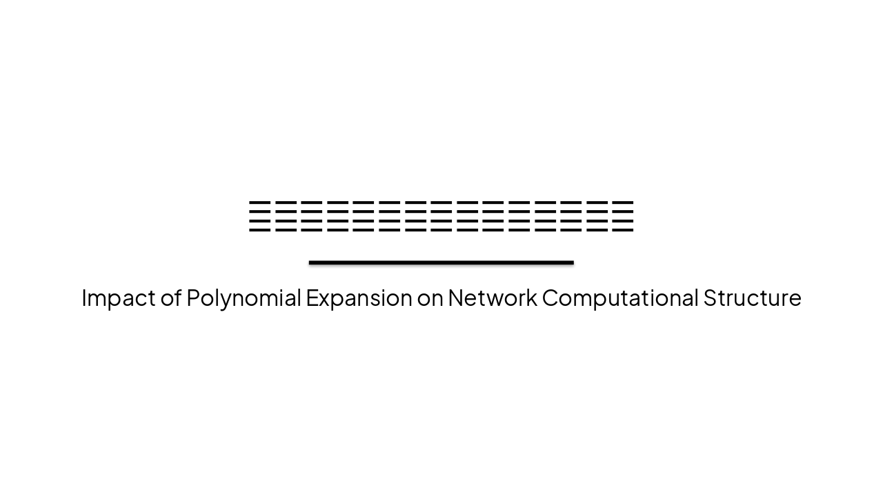 Polynomial Expansion Reshapes Network Structures (45 chars)